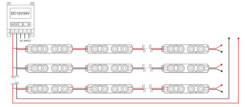 LED Module Light Installation